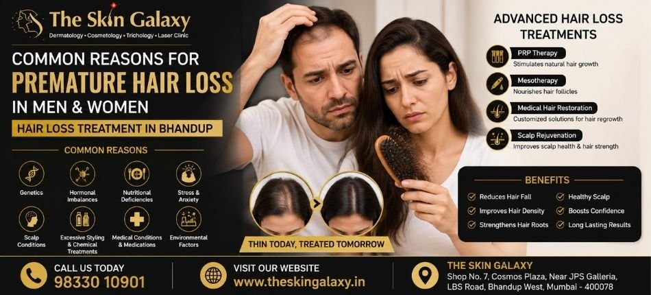 Hair Loss Treatment in Bhandup | The Skin Galaxy