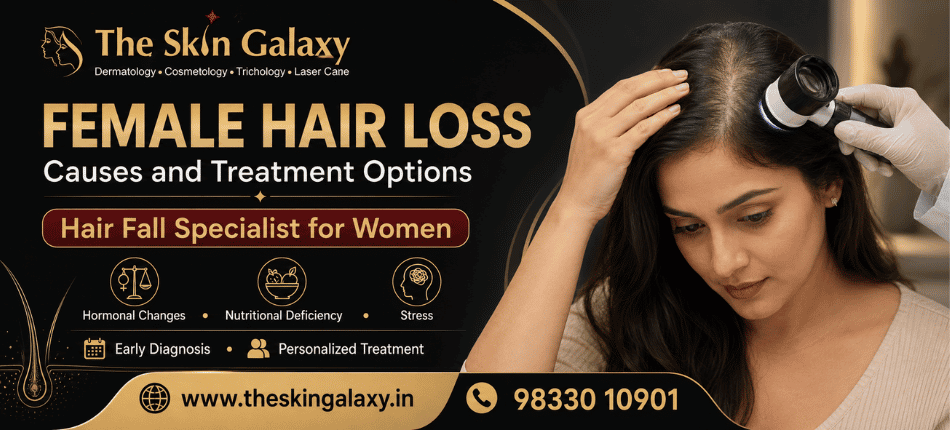 Hair Fall Specialist for Women | The Skin Galaxy