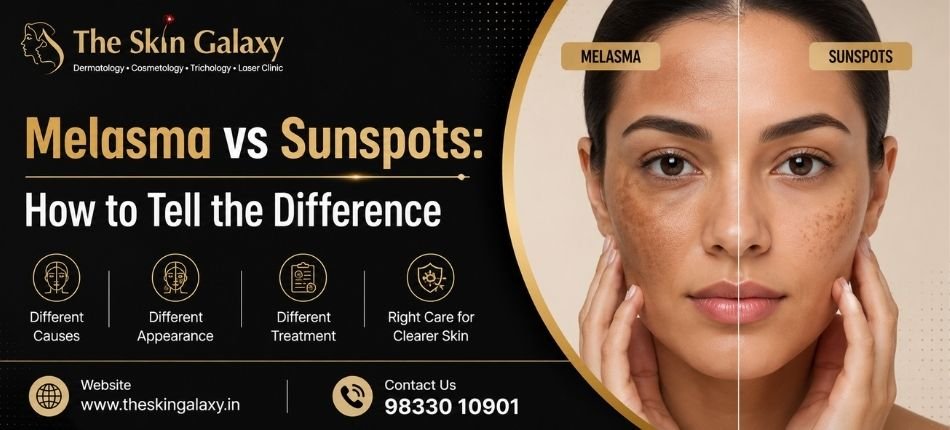 Melasma vs Sunspots | The Skin Galaxy