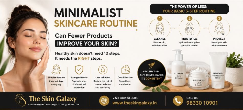 Minimalist Skincare Routine | The Skin Galaxy