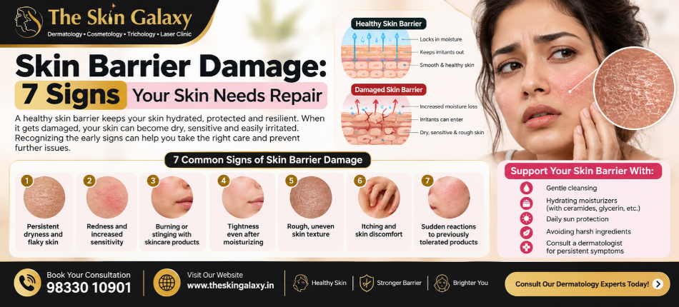 Skin Barrier Damage Symptoms | The Skin Galaxy